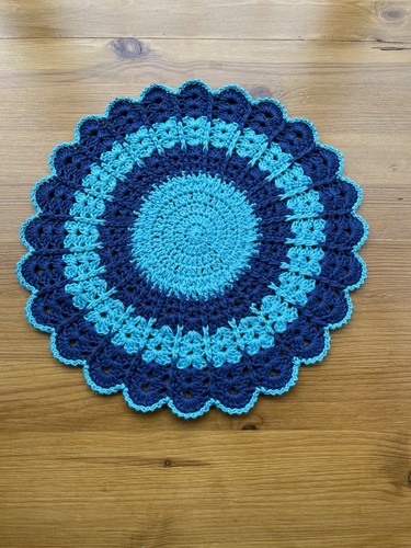 New hand crocheted turquoise - hand,