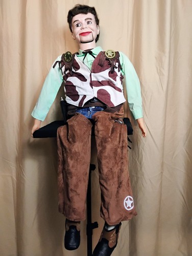Ventriloquist cowboy dummy - ventriloquist,