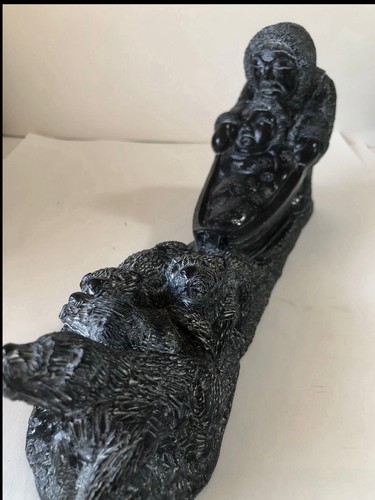Vtg rare 1972 eskimo - dog, sled