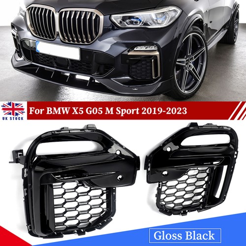 Gloss black fog light - light, grille