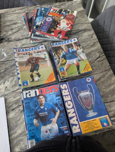 Glasgow rangers 97 matchday - glasgow, x