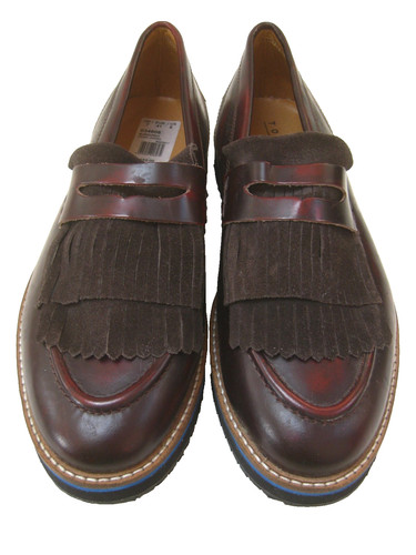 Topman loafers leather shoes - topman,