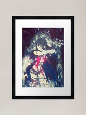 Velvet particle framed art - particle,
