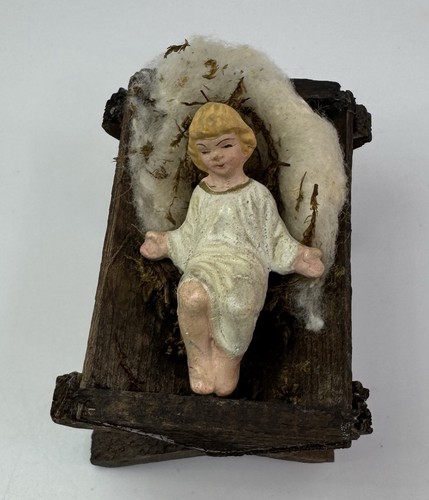 Vintage german putz - vintage, nativity