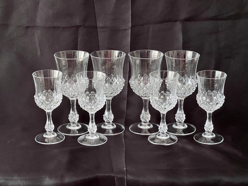Crystal wine dessert glasses - wine,