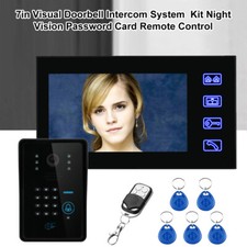 7'' Video Doorbell Intercom System, Smart Doorbell Home Video Door Entry System