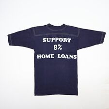Vintage 70s 80s SUPPORT 8% HOME LOANS GOLF COAST SPORTSWEAR SIZE MEDIUIM M