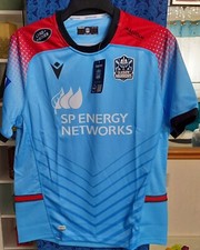 Macron Glasgow Warriors 2022/23 Away Shirt in Blue (Multiple Sizes Available)