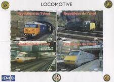 LOCOMOTIVE TRAIN RAILWAY TRAVEL 2013 MNH STAMP SHEETLET
