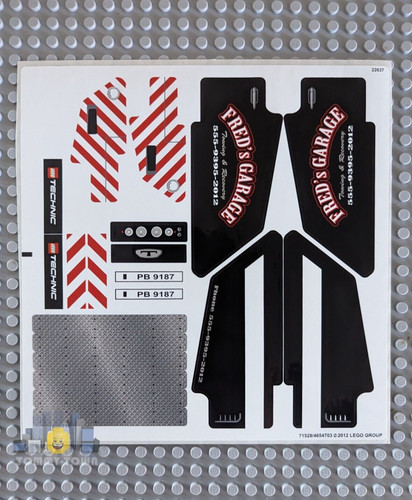Lego technic model - model, sticker