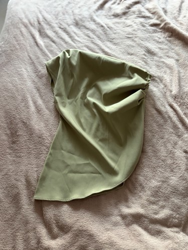 Zara women green assymetric - women,