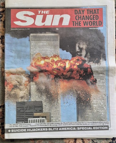 Memorabilia newspapers - 9/11,