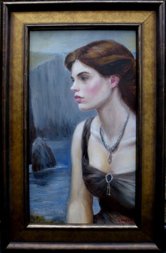 Brunette clifftop small - on,
