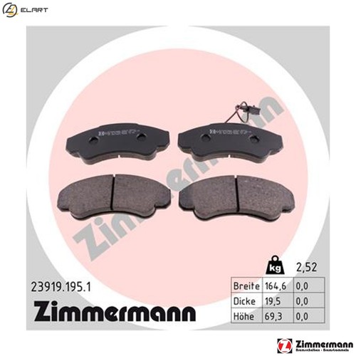 Brake pad set disc - pad,