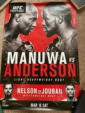UFC Fight Night  - Signed poster from London 2017 - 27 x 39 inches