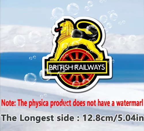 British rail logo adhesive - rail,