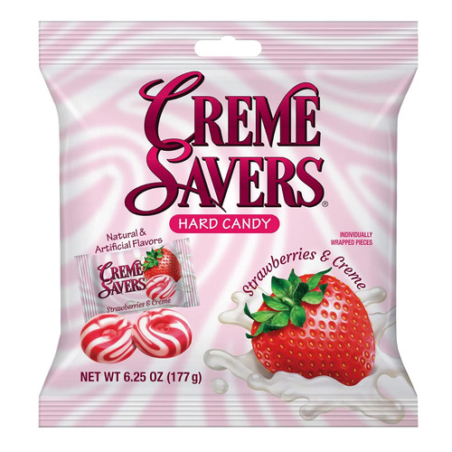 Creme savers strawberries - creme,