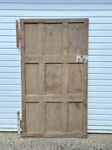 Oak paneled door 17th 6 - c,,