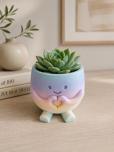 Cute hugging heart - cute,