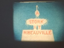 A STORK AT RIBEAUVILLE 1956
