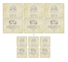 Pimpernel Vin de France Placemats & Coasters - Set of 6