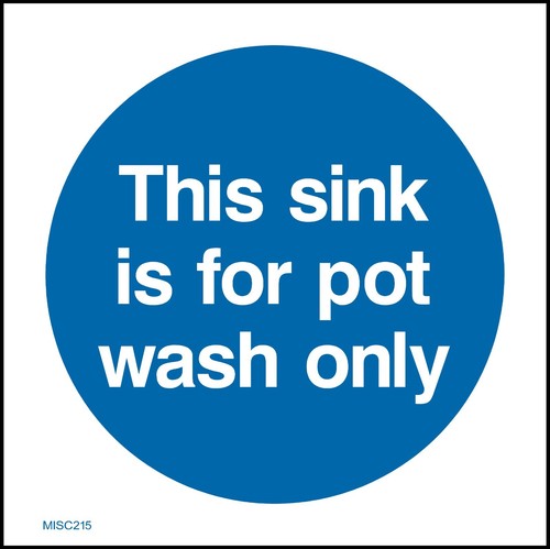 This sink for pot wash - is,