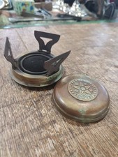Antique Brass Small Burner For Stove / Kettle Picnic Car. 1877 Patent 