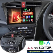 4+64GB For 12-17 Honda Civic Hatchback Android 15 Car Stereo Radio GPS Navi Wifi