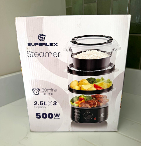 Superlex electric food - superlex, steamer