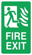 Fire exit emergency warning - emergency,