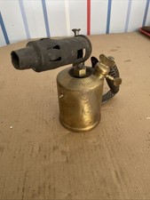 VINTAGE THREE CROWNS ORIGINAL SWEDISH BRASS PARAFFIN BLOW TORCH