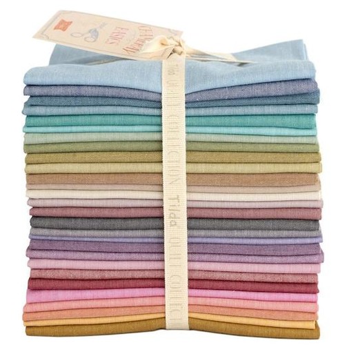 Tilda chambray fat quarters - tilda,