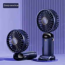 Mini Hand-held Fan Portable Folding Desk Fan Cooler Cooling USB Rechargeable Fan