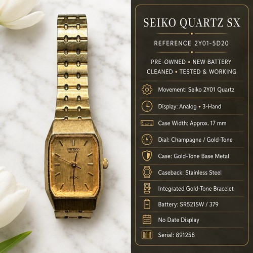 Vintage seiko 2y01 - vintage, 2y01-5d20