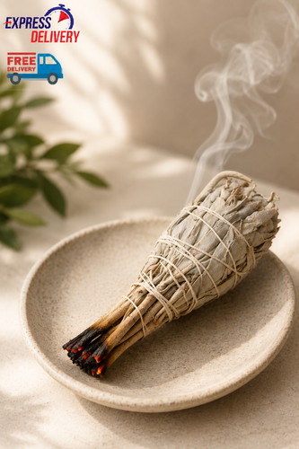White sage smudge stick torch - stick,