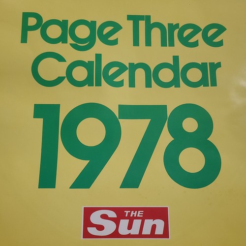 The sun page calendar 1978 - page,