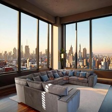 Ark Future Full Back U-Shape Corner Sofa – Plush Velvet Upholstery