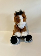 Shining Stars Brown and White Horse Soft Toy
