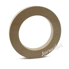 Mdf craft doughnut rings - doughnut, 18mm