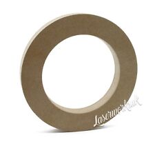 MDF Craft Doughnut Rings, 18mm Thick Wooden Speaker Rings, Circle Shapes,