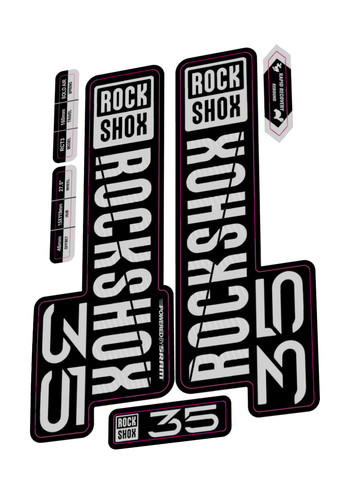 Rockshox fork decal kit - rockshox, 35