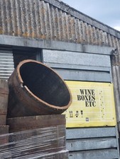 LARGE OAK BARREL CHRISTMAS