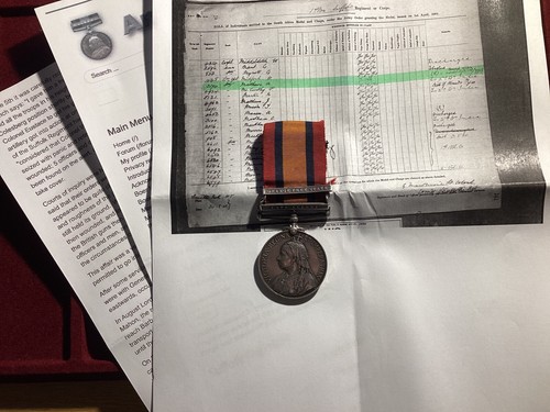 Queens south africa - south, medal