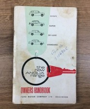 Vintage 1960s Ford  Anglia 'The New Anglia Range' Owners Handbook