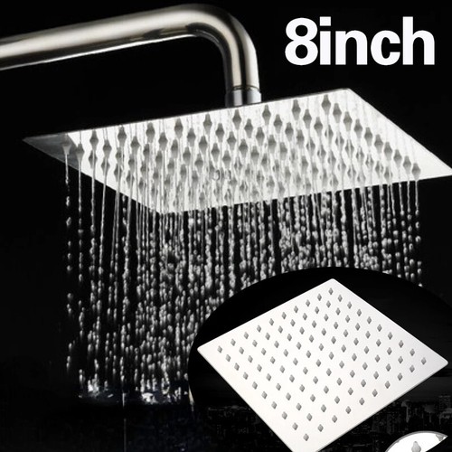 8inch square shower - square, bath