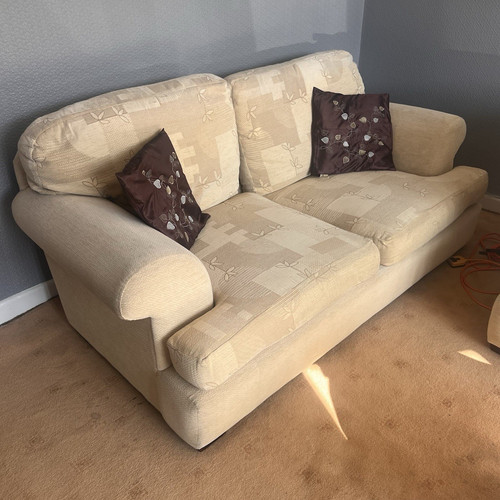 Beige seater sofa 100 - sofa, 100%