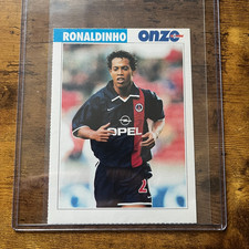 Ronaldinho Card Onzo Mondial PSG Rookie French Issue Magazine 2001/2002