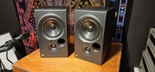 KEF Coda 7 Matching Pair (x2) Bookshelf Studio Speakers 12" Tall x9"x7" Working