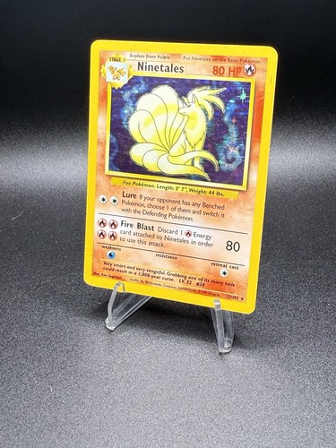 Pokemon ninetales 012 102 base - ninetales,