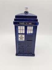 Doctor Who Ceramic Money Box Blue Police Box Tardis Sci-Fi Collectable A31